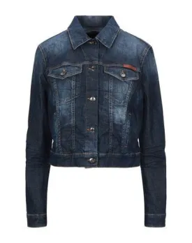 Dolce & Gabbana Women Denim outerwear Blue 16 UK