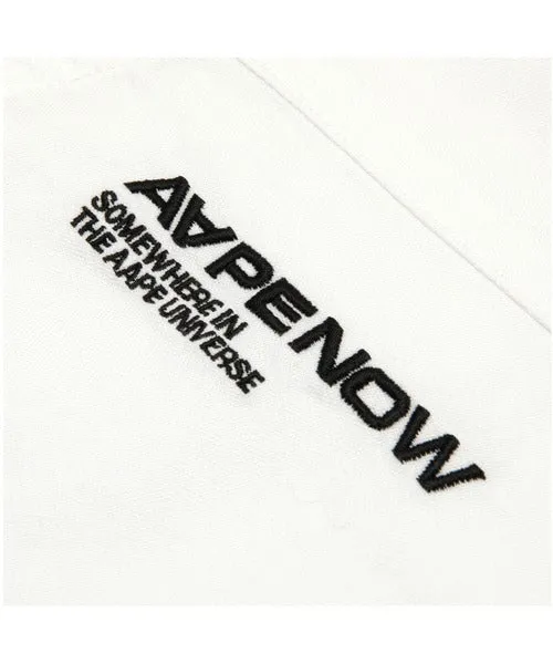 AAPE NOW LONG SLEEVE SHIRTS / AAPE BY *A BATHING APE® / WHITE