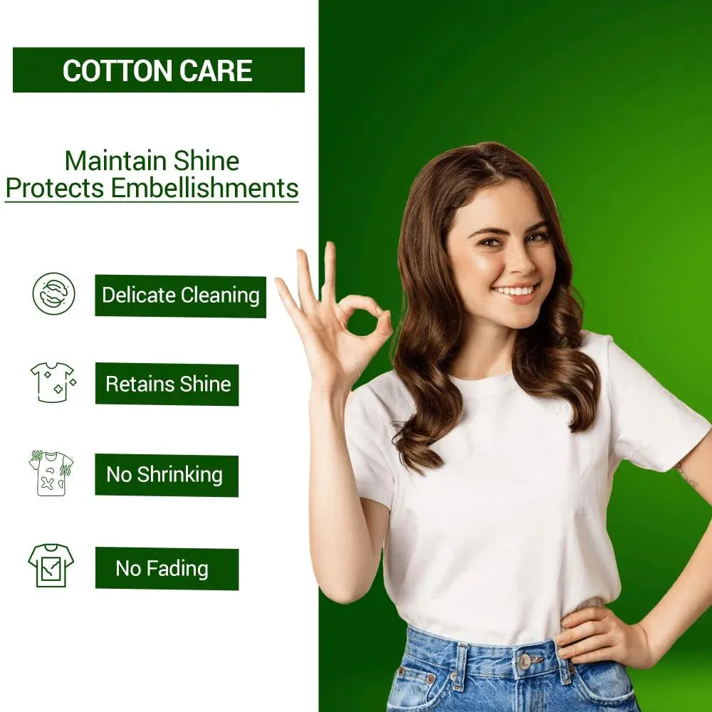 Astro Plus  Cotton Care Liquid Pouch I Best Detergent for Cotton Clothes | Anti-Color Fading & Bleeding Expert Care For Cotton Ware