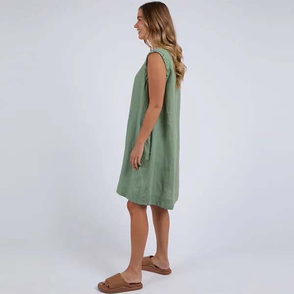 Bastia Dress - Fern Green