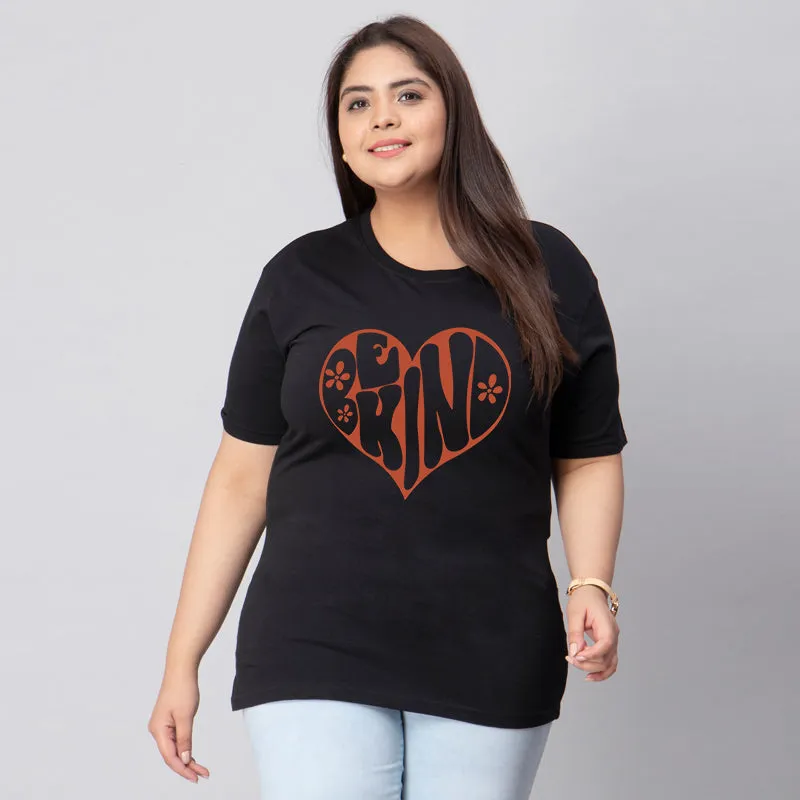 Be Kind Plus Size Women T-Shirt