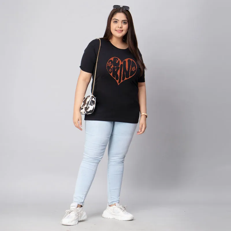 Be Kind Plus Size Women T-Shirt