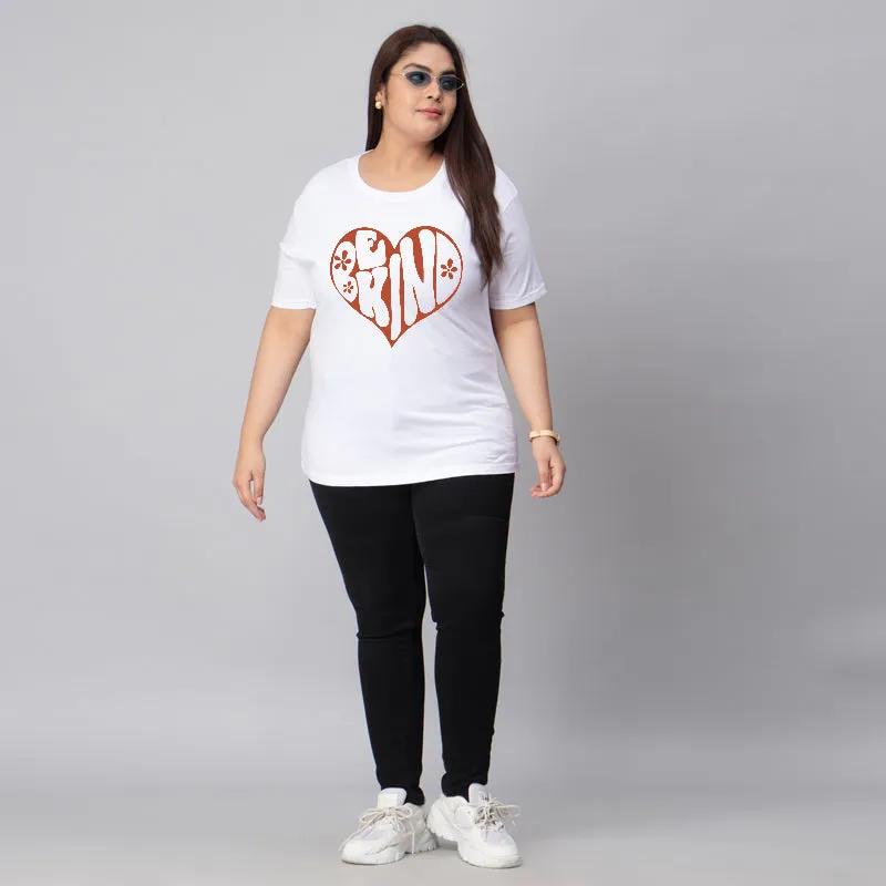 Be Kind Plus Size Women T-Shirt