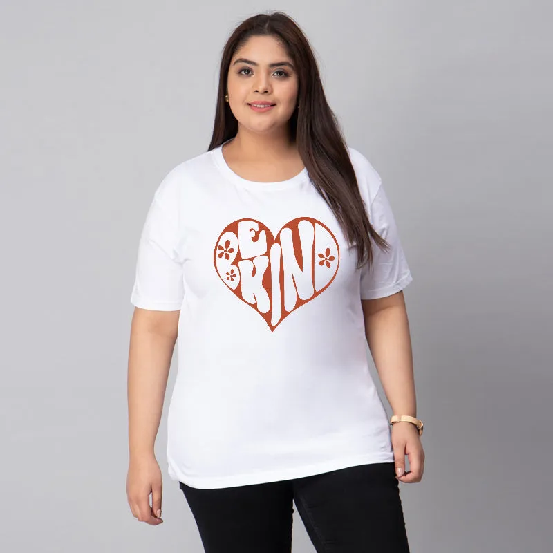 Be Kind Plus Size Women T-Shirt