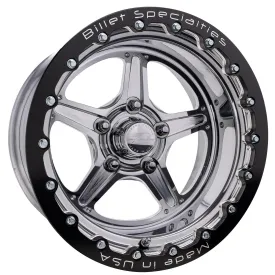 Billet Specialties Street Lite Polished Single Beadlock Wheels RSB23510L7335