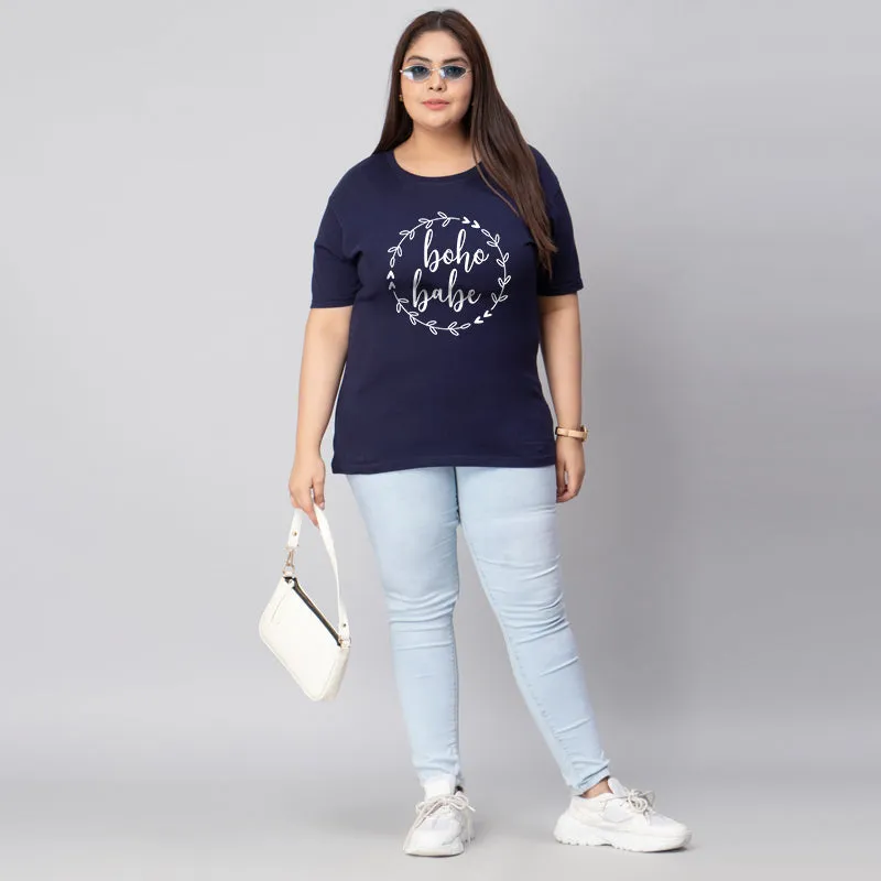 Boho Babe Plus Size Women T-Shirt