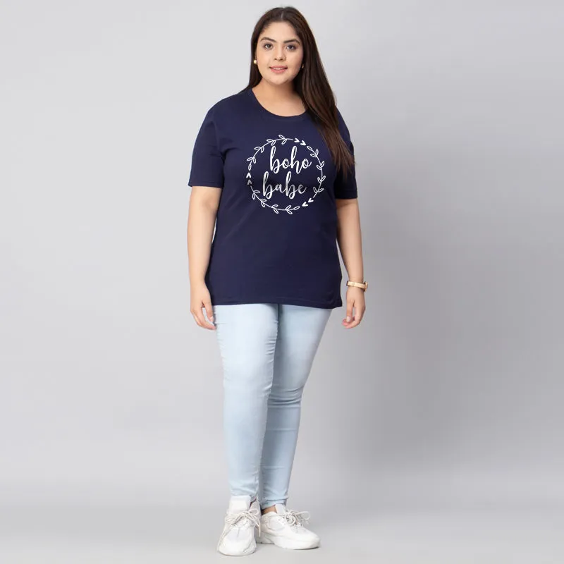 Boho Babe Plus Size Women T-Shirt