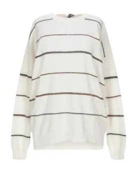 Brunello Cucinelli Women Jumper Ivory L INT