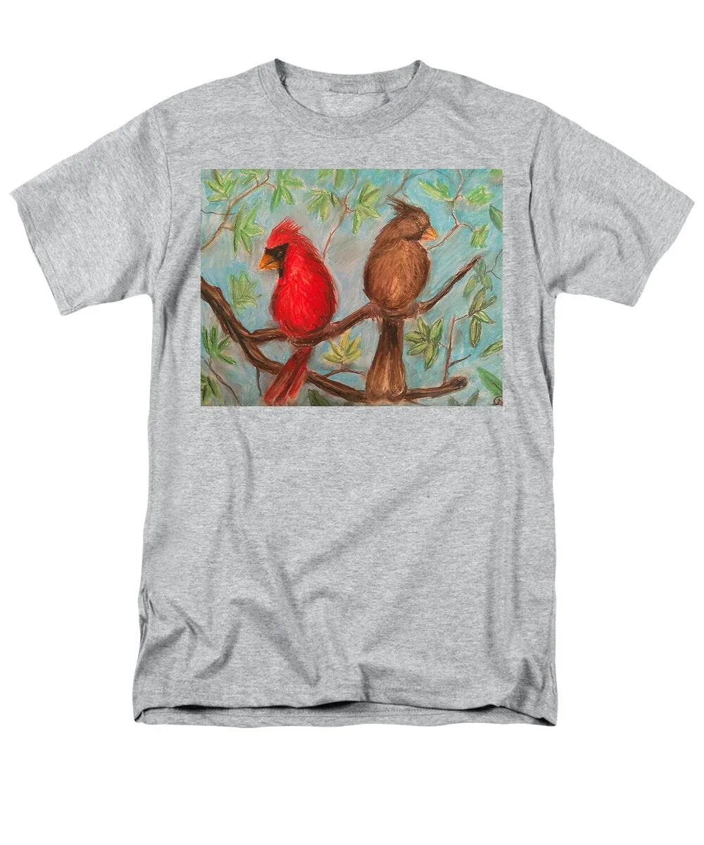 Cardinal Couple - Men's T-Shirt  (Regular Fit)