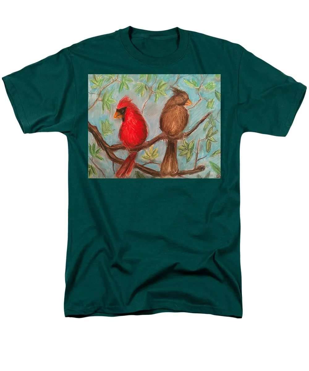 Cardinal Couple - Men's T-Shirt  (Regular Fit)