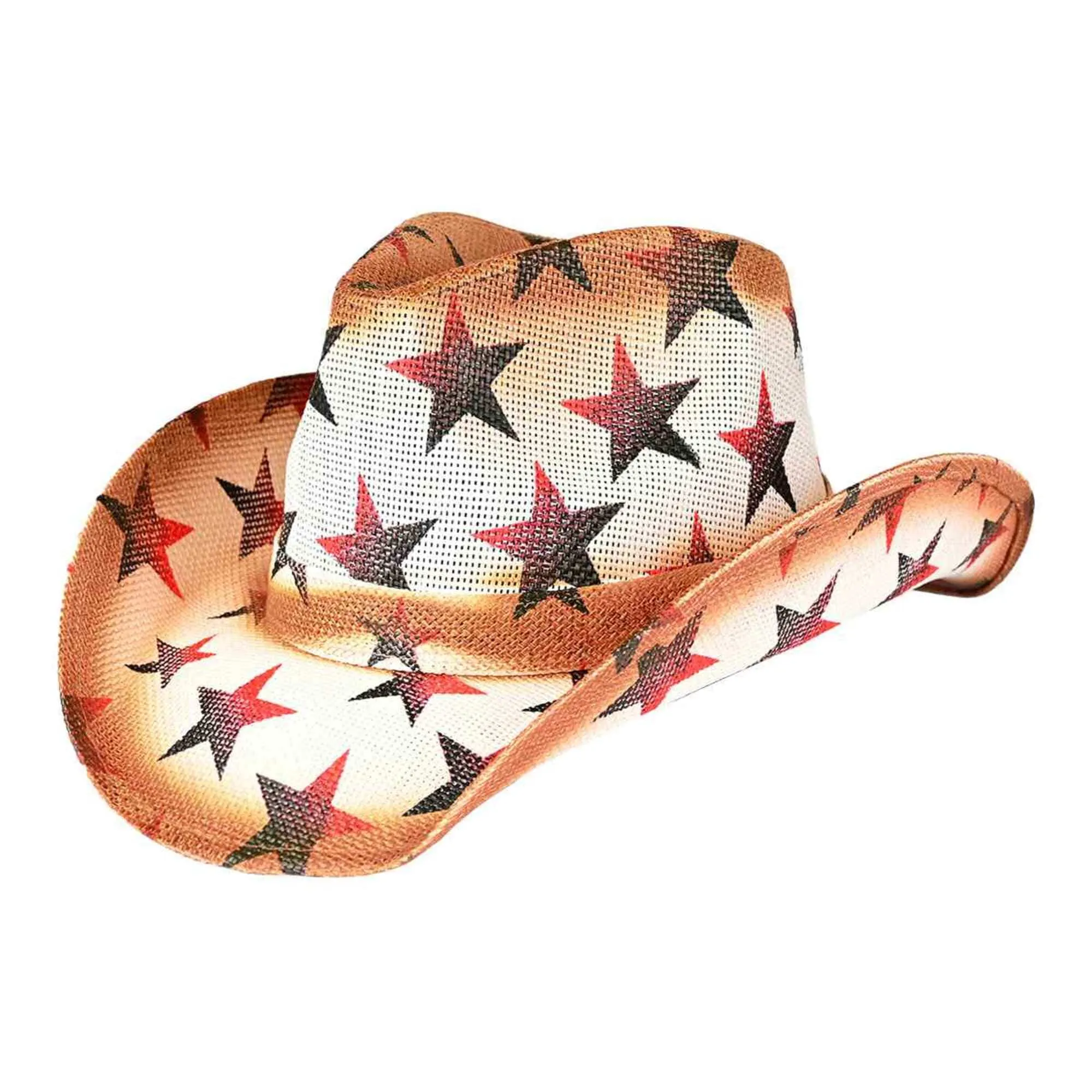 CBC0026 Ombre Star Pattern Cowboy Hat