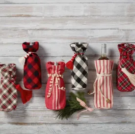 Christmas Wine Bags