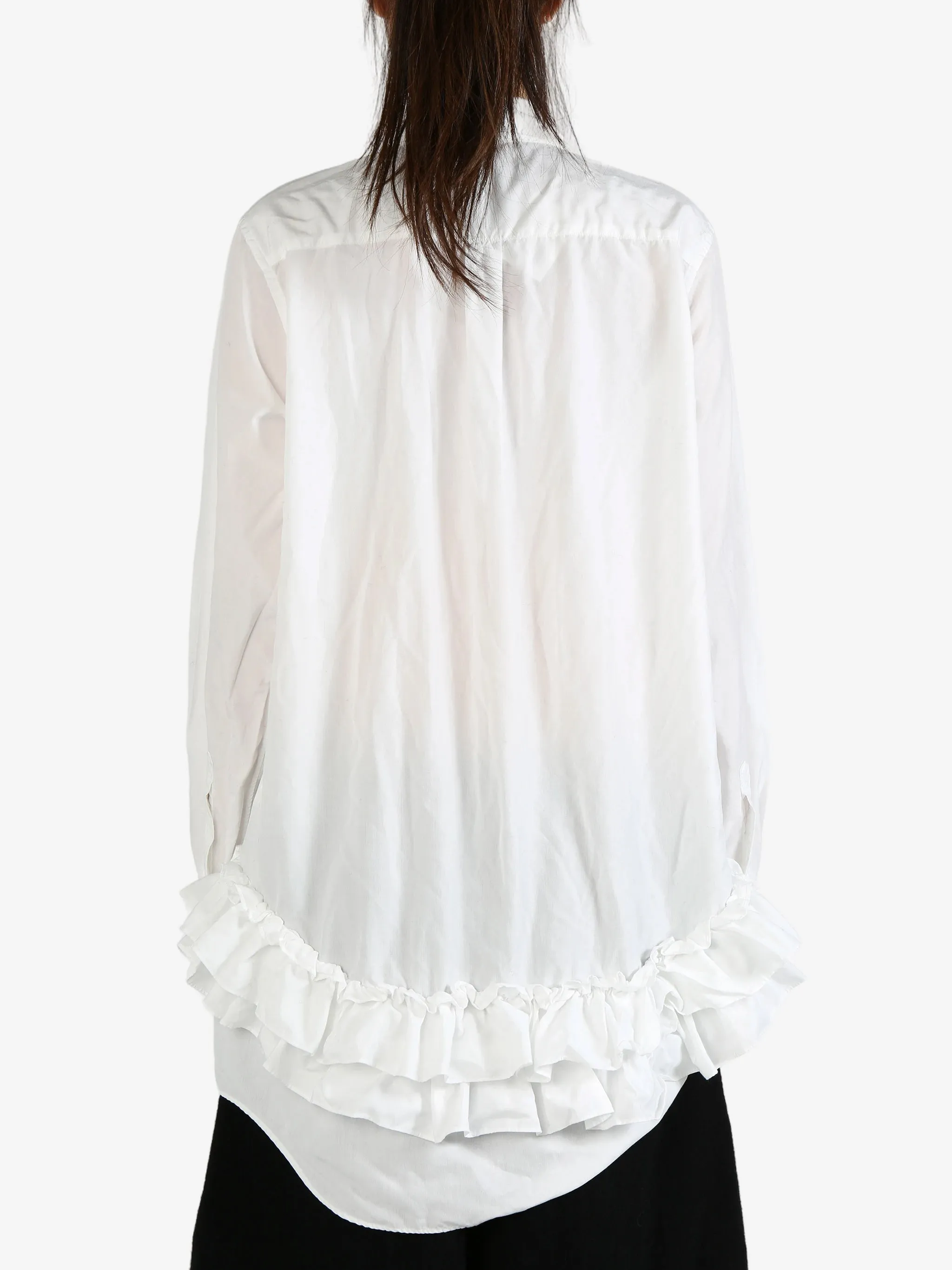 COMME DES GARCONS COMME DES GARCONS - Women  Ruffle Bottom Blouse