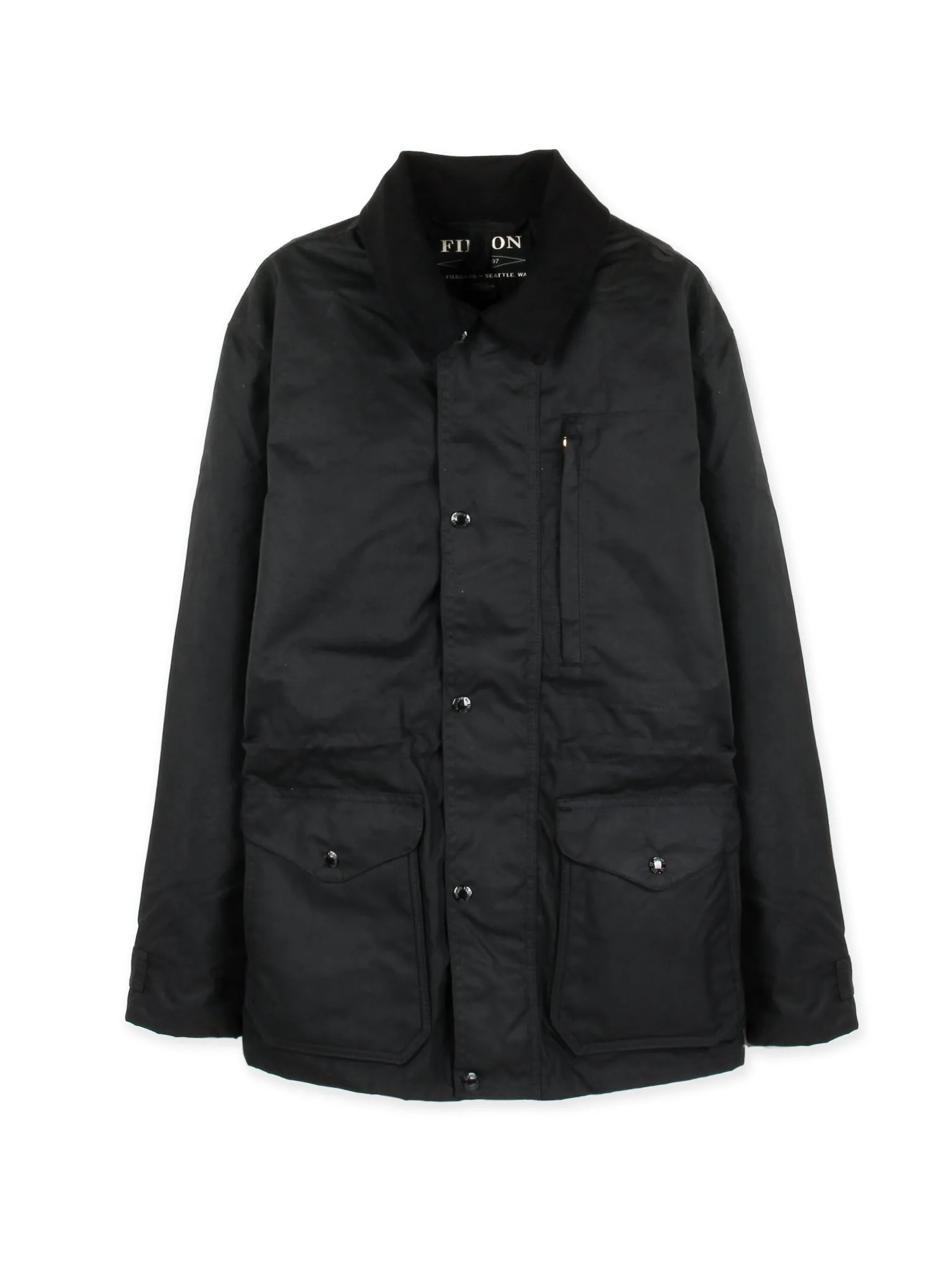 Cover Cloth Mile Coat Black