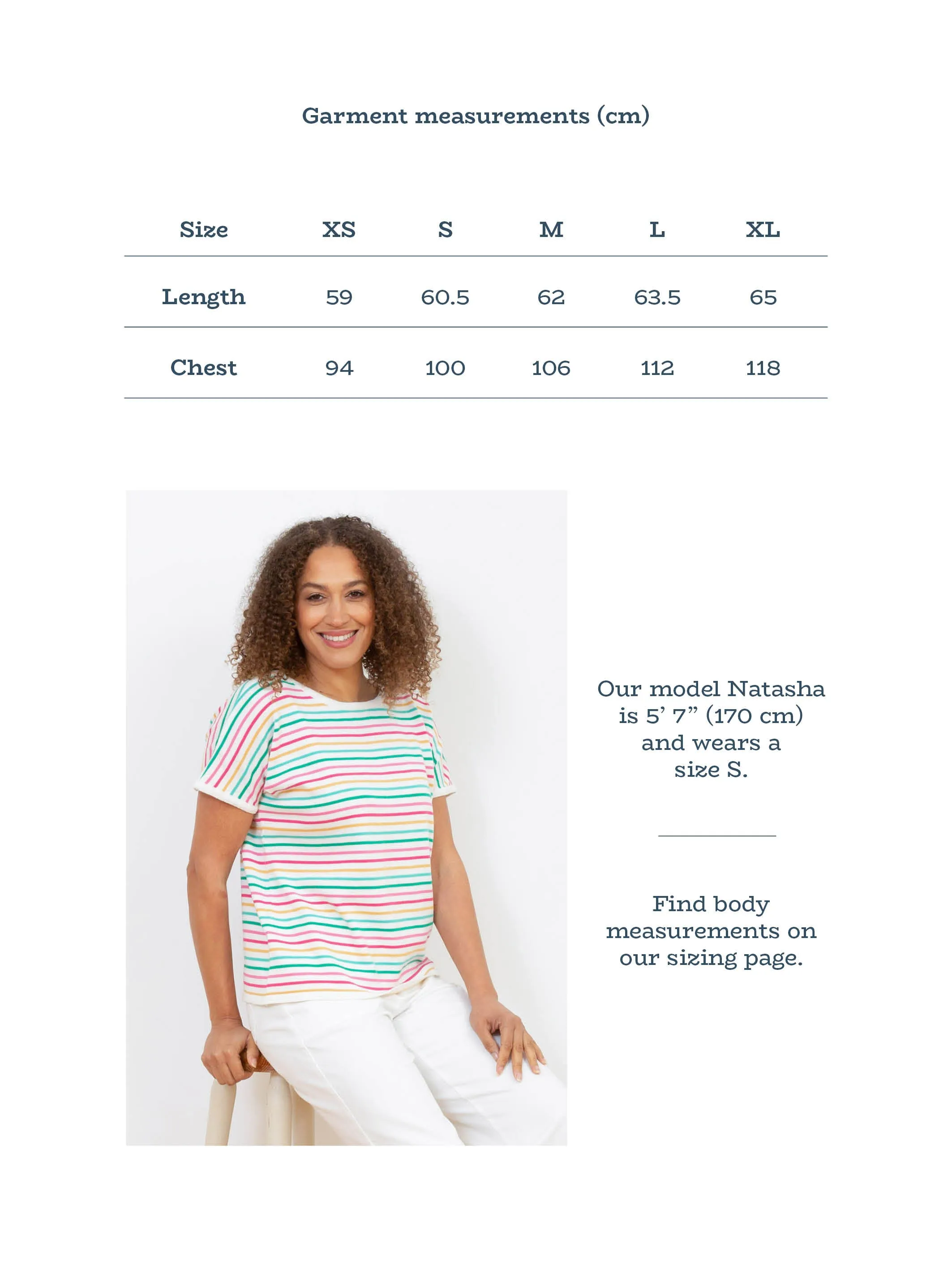 Creech knit top rainbow