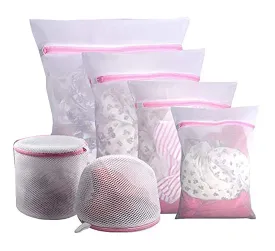 Durable Mesh Laundry Bag Set of 6 for Delicates