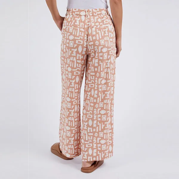 Etched Geo Pant - Etched Geo Print