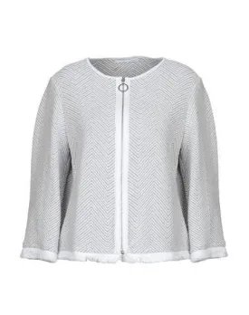 Fabiana Filippi Women Cardigan Light grey 6 UK