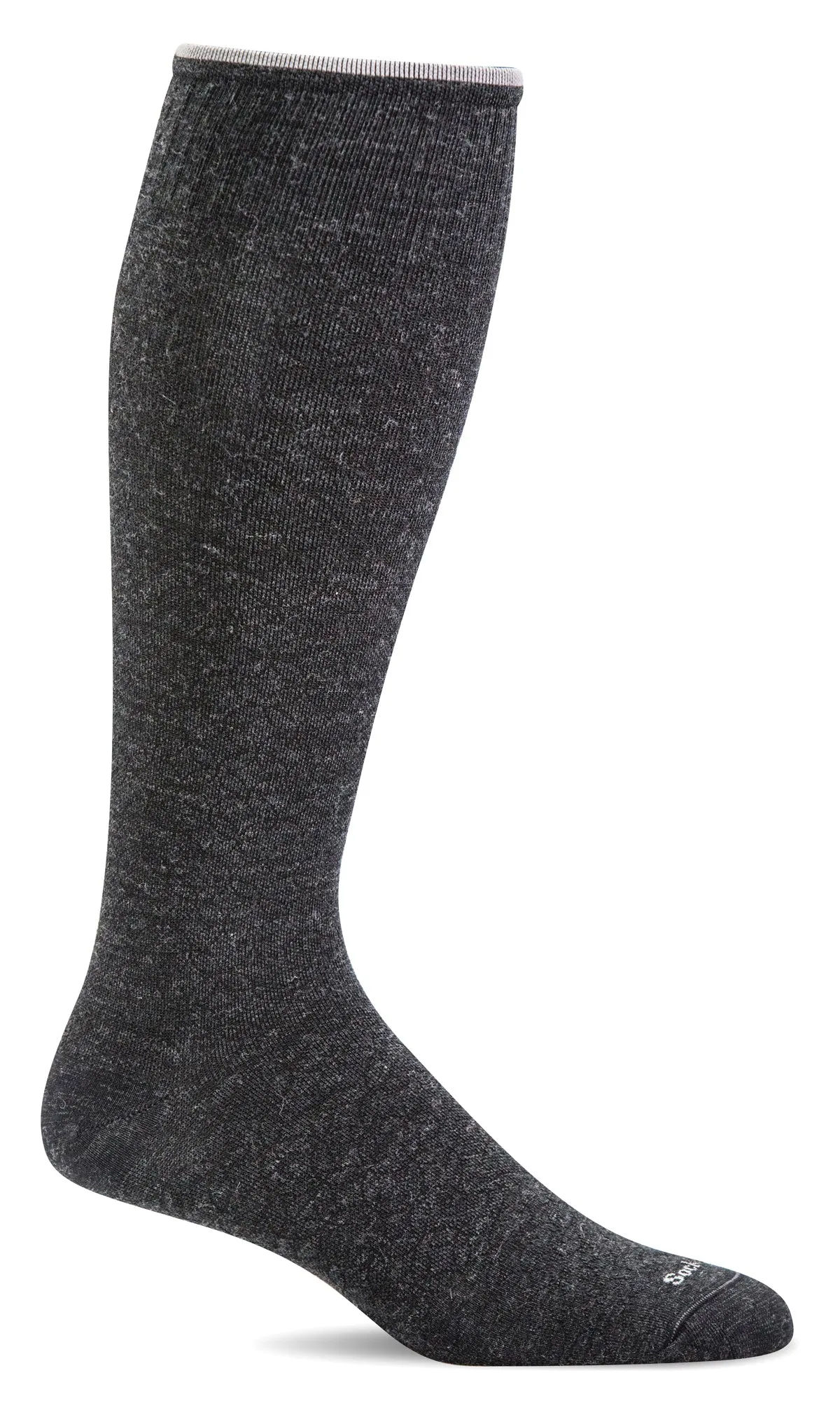 Featherweight Fancy Women's Bamboo/Merino Moderate Graduated Compression in Black