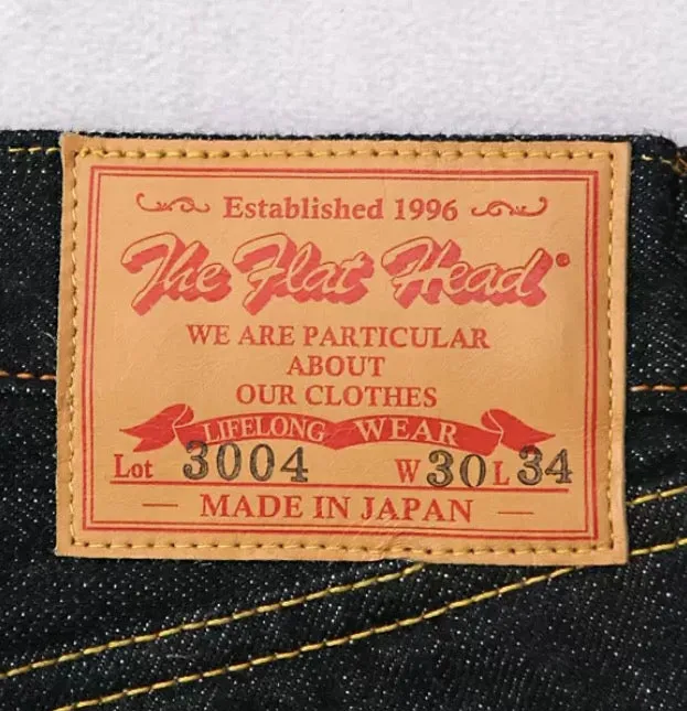 FN-3004 14.5oz Unsanforized Selvedge Jeans - Wide Tapered - OW