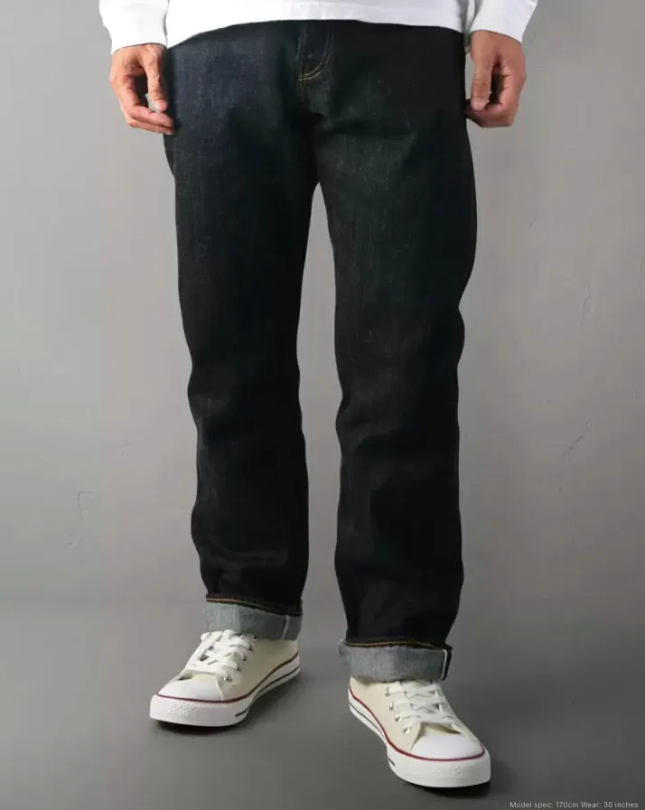 FN-3004 14.5oz Unsanforized Selvedge Jeans - Wide Tapered - OW