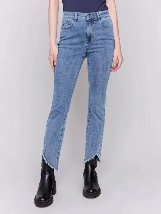 Front Tulip Hem Jeans