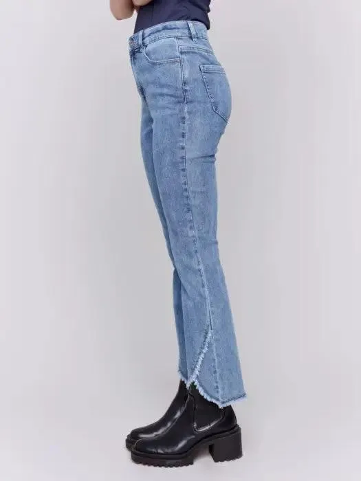 Front Tulip Hem Jeans