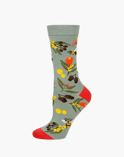 Gumnuts Women's Bamboo Crew Socks