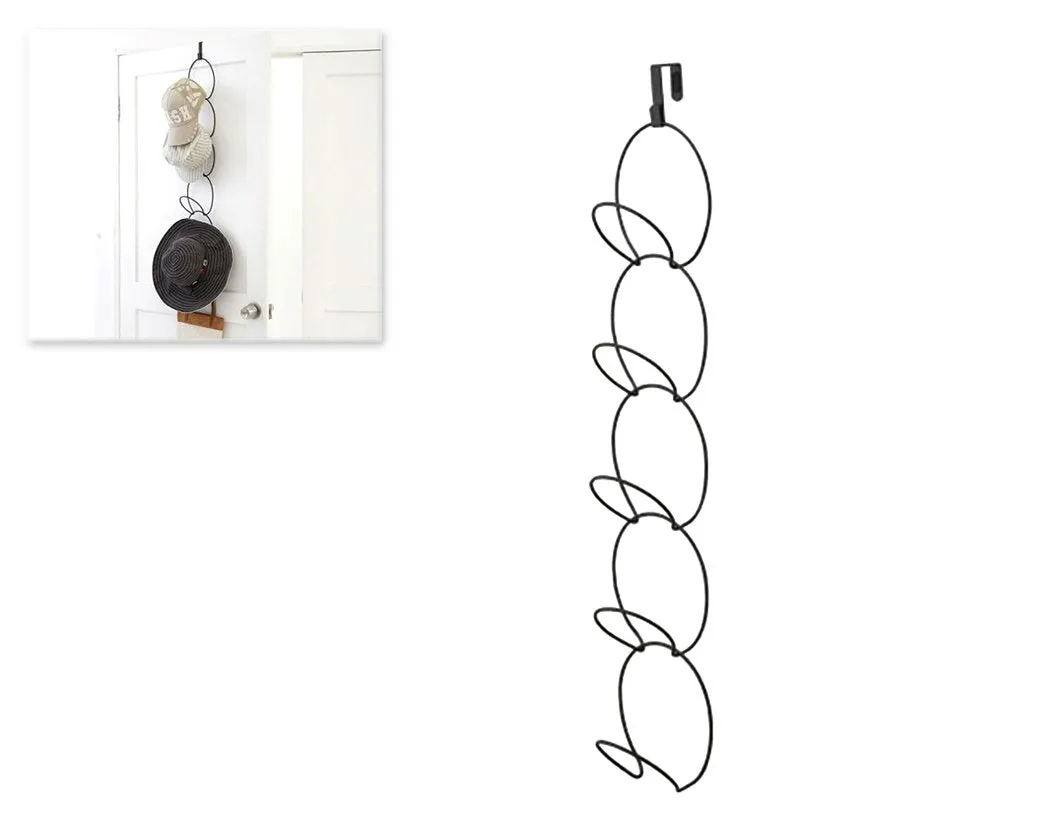 Hat Rack Over The Door Cap Hanger