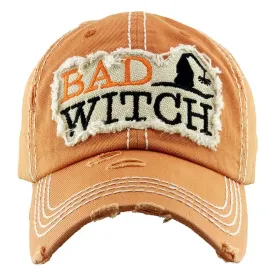 KBV1333 "BAD WITCH" Washed Vintage Ballcap