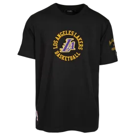 Lakers Hybrid Short Sleeve Blk Tee