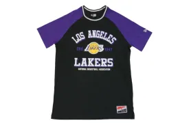 LAKERS PUFF PRINT RAGLAN TEE