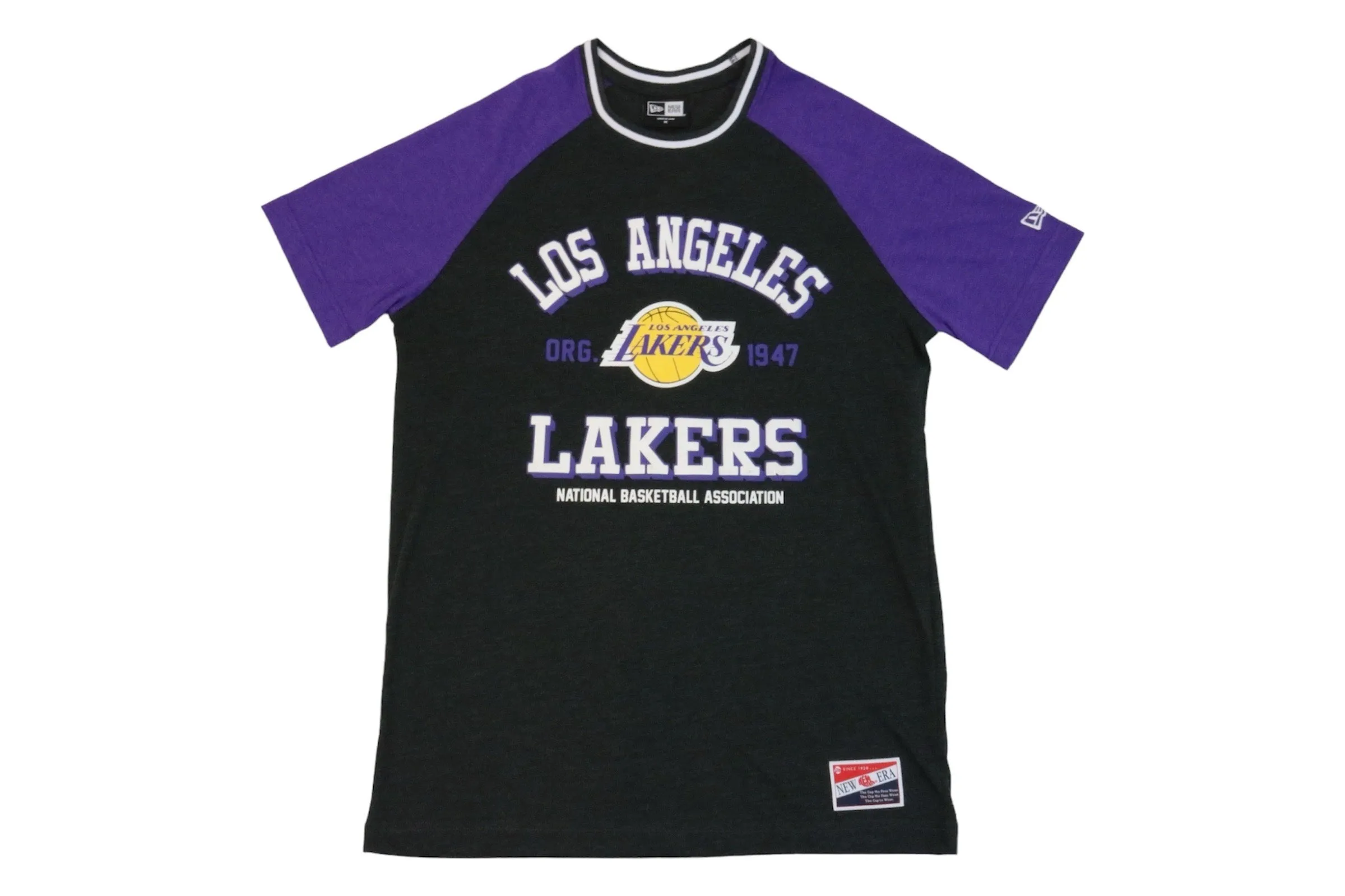 LAKERS PUFF PRINT RAGLAN TEE