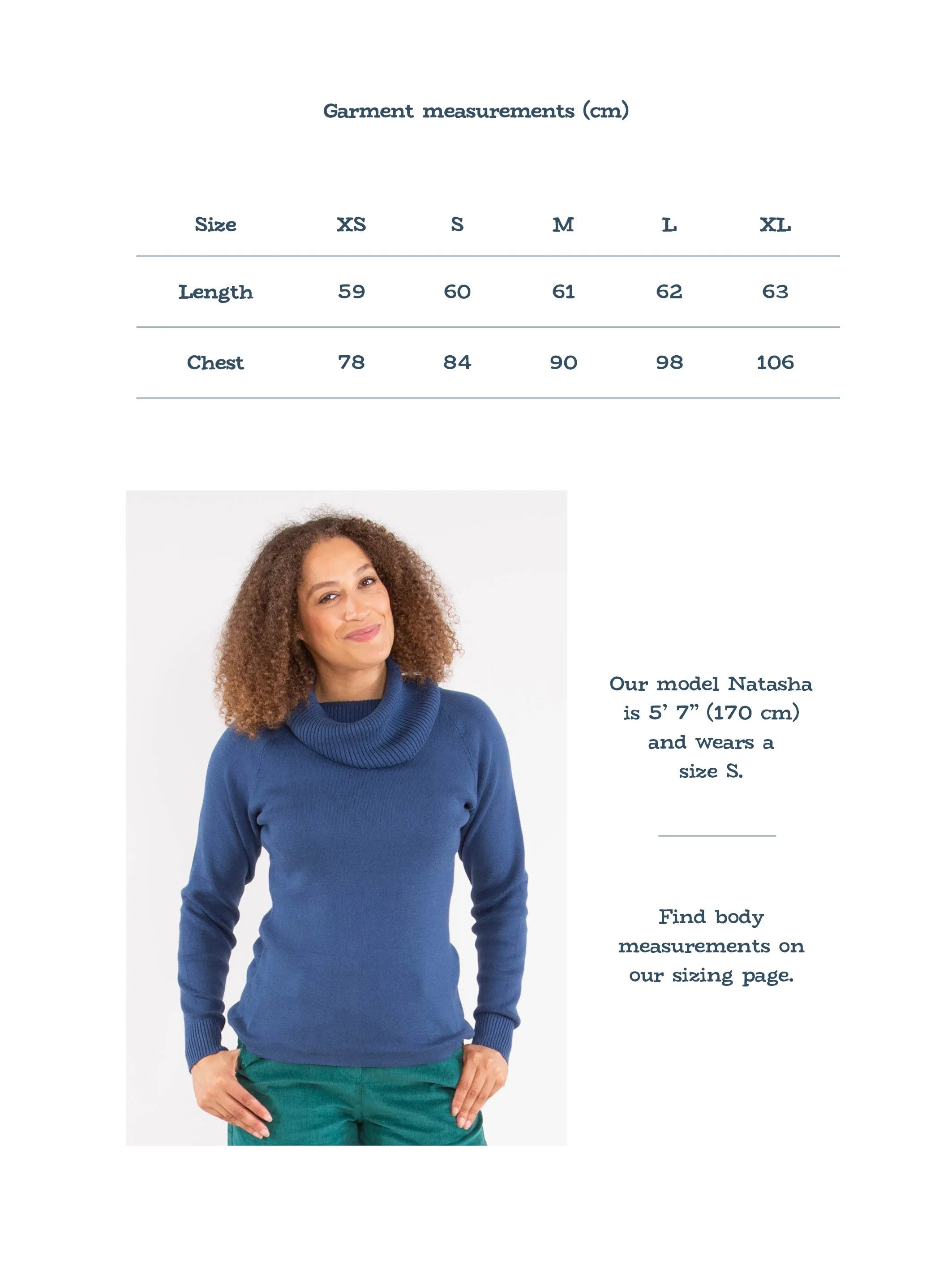 Luscombe knit jumper soft navy