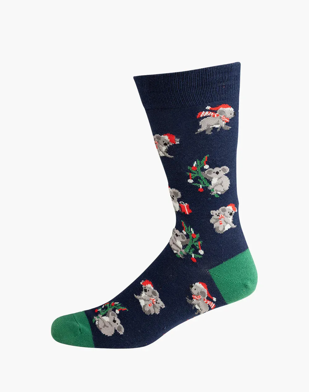 Men's Xmas Koala Sock Card