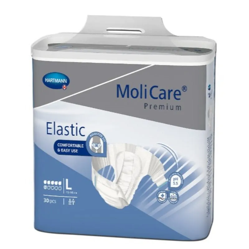 Molicare Premium Elastic Briefs, 6 Drops