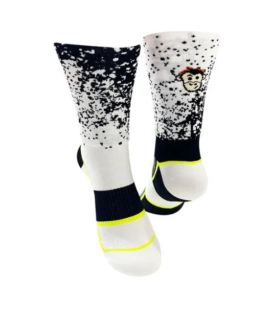 Monkey Sox Classic Mist X10 Sport | White & Black