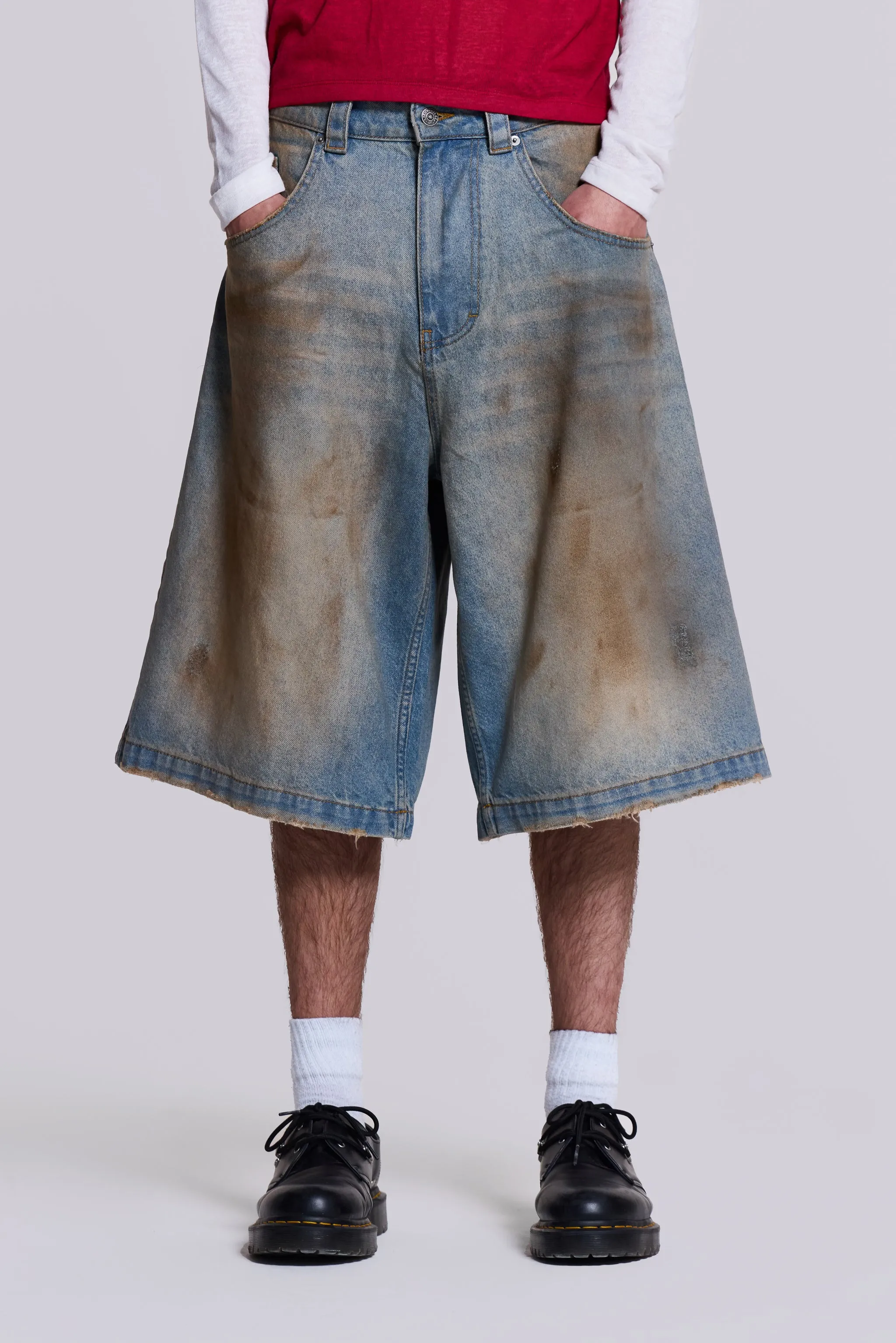 Mud Wash Colossus Jorts