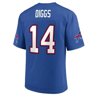 New - NFL Buffalo Bills Men's V-Neck Diggs Jersey - L