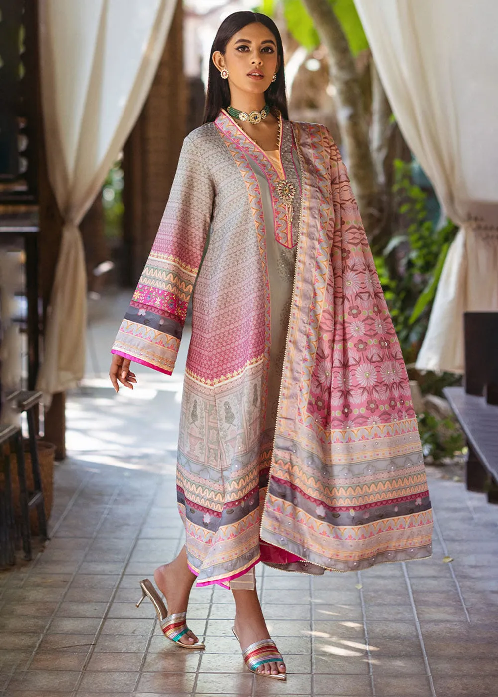 Nirvana Unstitched Silk Edit '24 by Mushq | Taffy