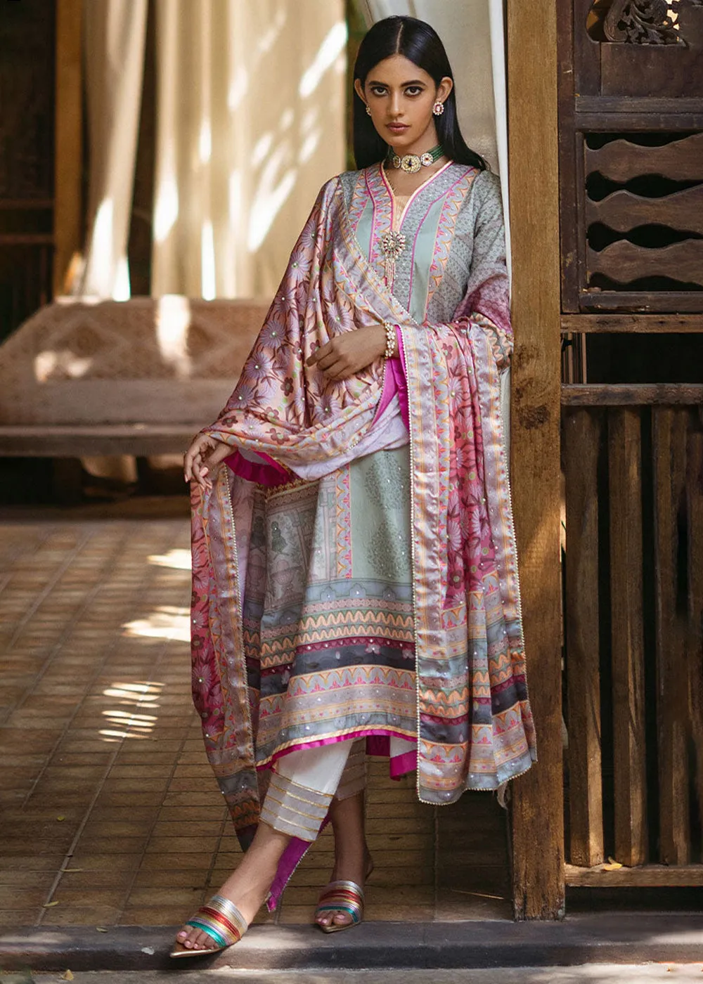 Nirvana Unstitched Silk Edit '24 by Mushq | Taffy