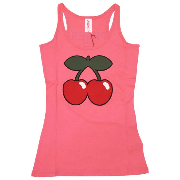 Pacha Basic Cherry Logo Pink Women's Vest