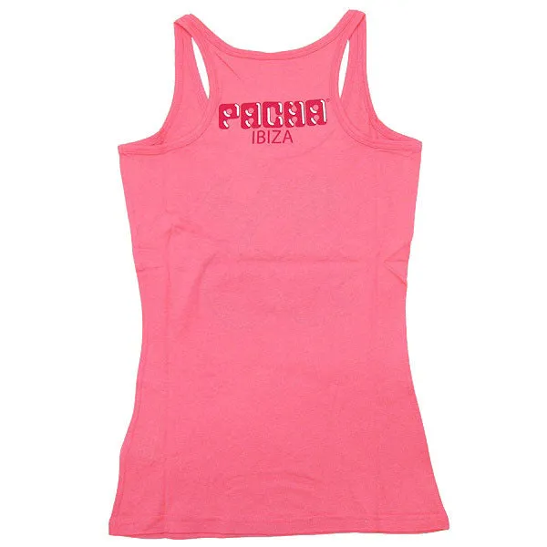 Pacha Basic Cherry Logo Pink Women's Vest