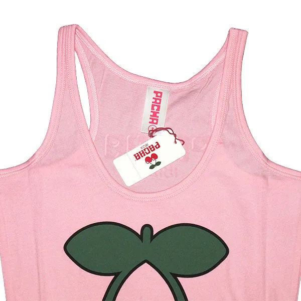 Pacha Basic Cherry Logo Pink Women's Vest