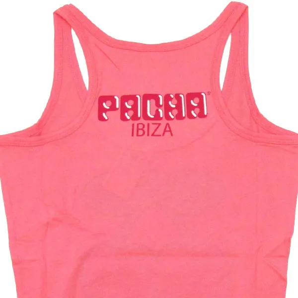 Pacha Basic Cherry Logo Pink Women's Vest