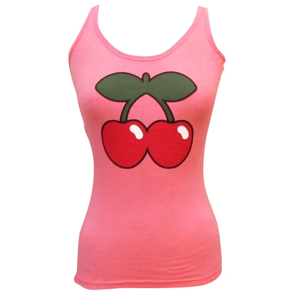 Pacha Basic Cherry Logo Pink Women's Vest