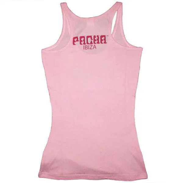 Pacha Basic Cherry Logo Pink Women's Vest