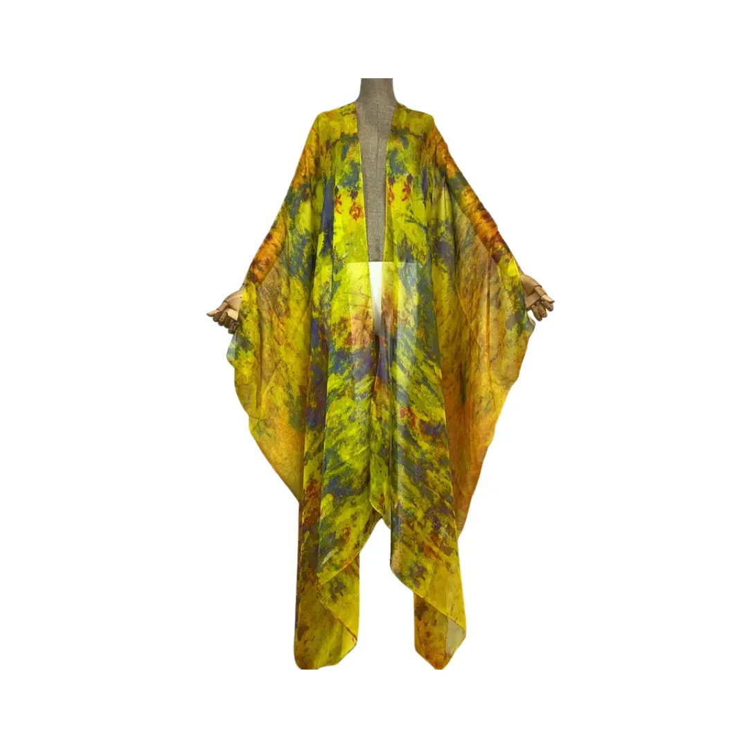 Pre Order: Comfy Vibrant Cover Up Kimono Cardigan - WINI