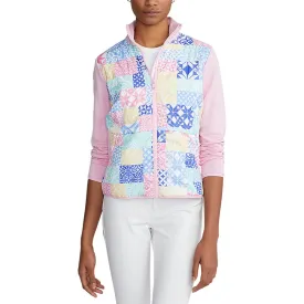 RLX Ralph Lauren Women's Cool Wool Hybrid Jacket - Taylor Rose/Patchwork