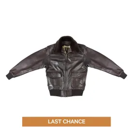 Signature Men's Leather Bomber Jacket